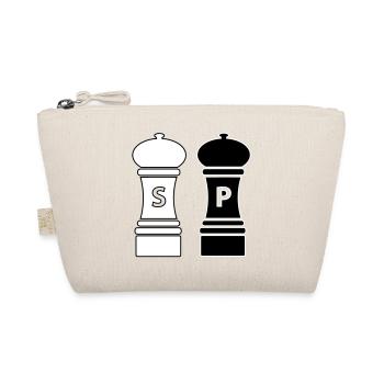 Cooking gift idea salt and pepper shaker - Organic Pouch - nature - Front