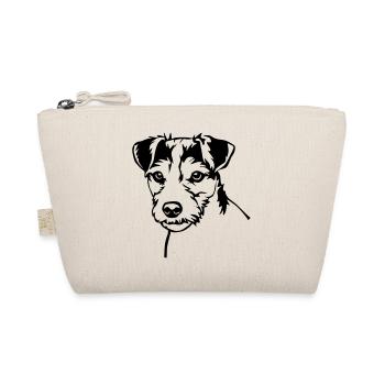 Parson Russell Terrier head - Organic Pouch - nature - Front