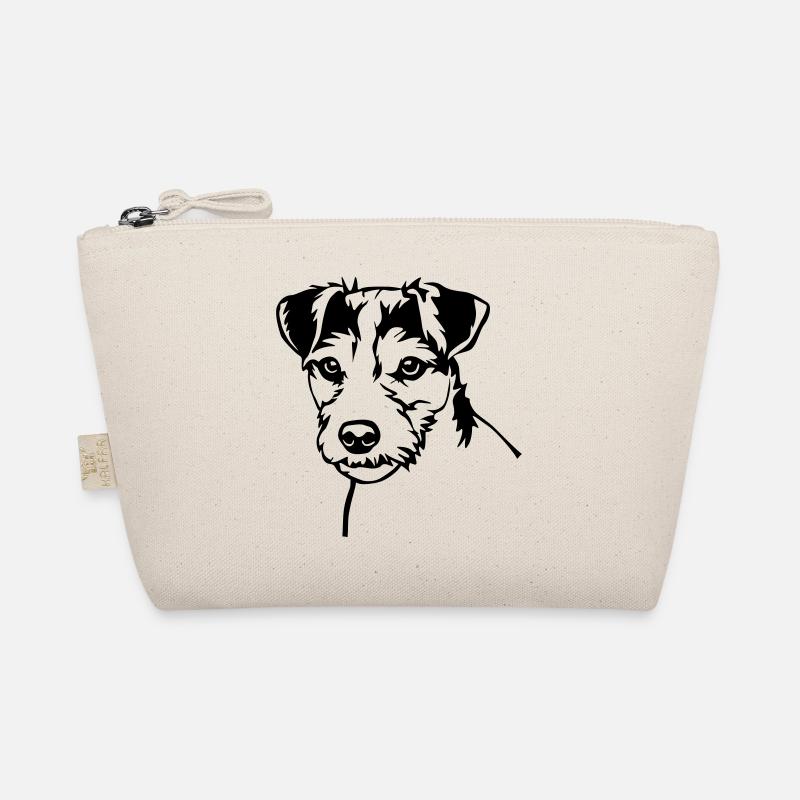 Parson Russell Terrier Kopf - Bio-Täschchen - Natur