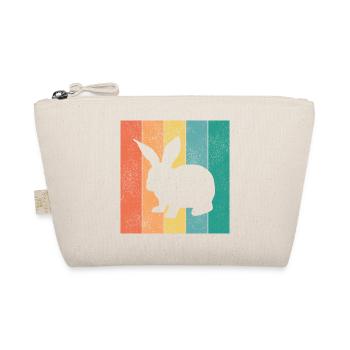 Lapin lapin rétro lapin de Pâques cadeau - Trousse biologique - nature - Devant