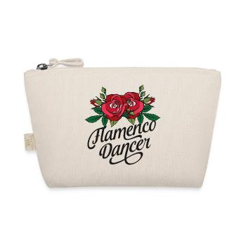 Flamenco Tänzer Rosen - Bio-Täschchen - Natur - Vorne