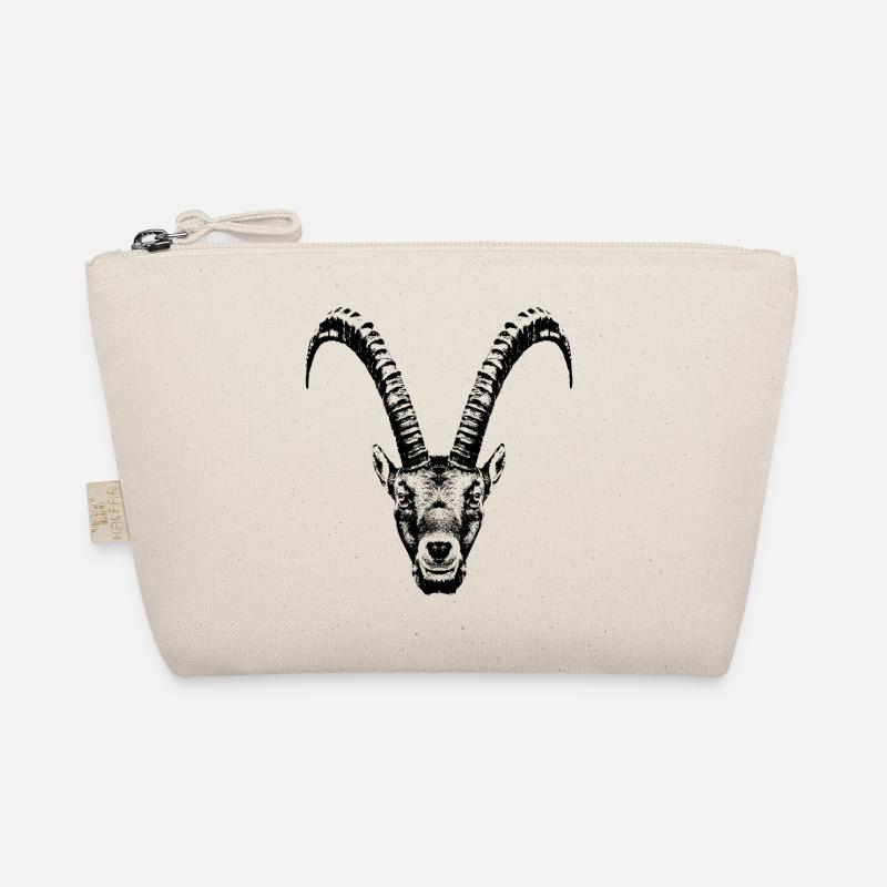 Capricorn / Head / Ibex / Frontal Organic Pouch