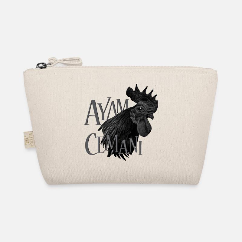 Ayam Cemani - Bio-Täschchen - Natur