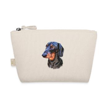 Wiener dachshund sausage dog - Organic Pouch - nature - Front