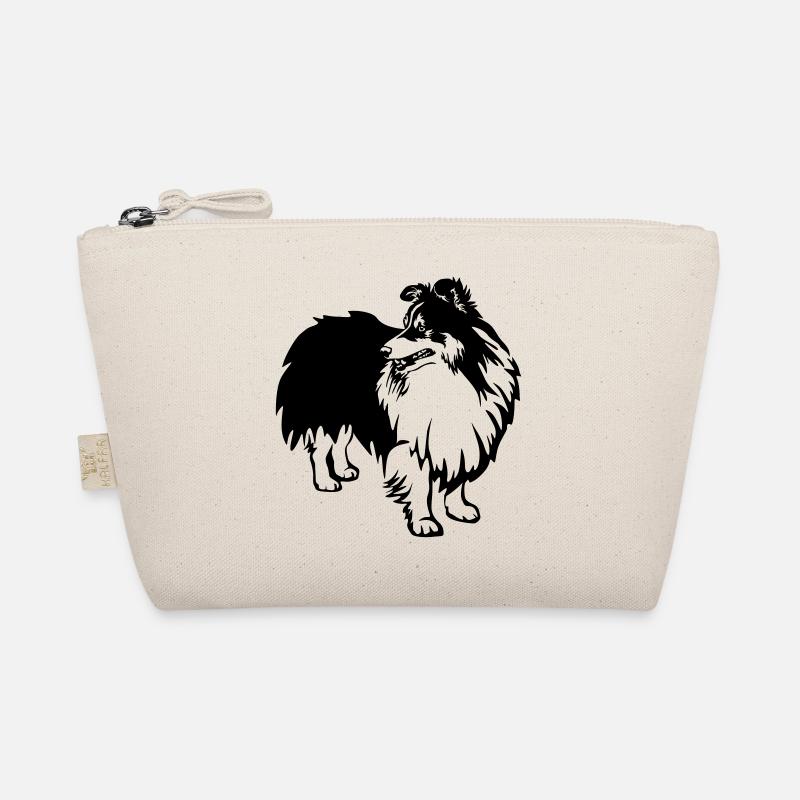 Sheltie - Bio-Täschchen - Natur