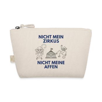 Nicht mein Zirkus Nicht meine Affen - Bio-Täschchen - Natur - Vorne