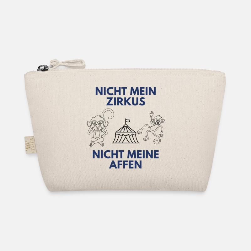 Nicht mein Zirkus Nicht meine Affen - Bio-Täschchen - Natur