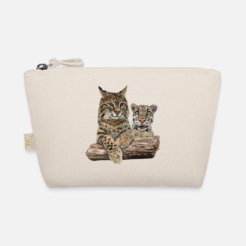 Luchs und Nebelparder Bio-Täschchen