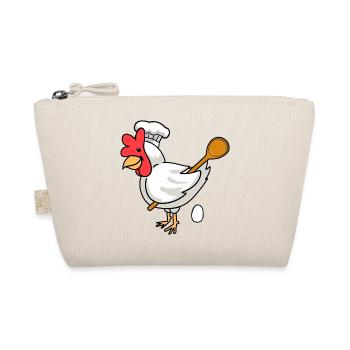 Bäcker Huhn Ei Kochlöffel Bäckerei Ei backen koche - Bio-Täschchen - Natur - Vorne