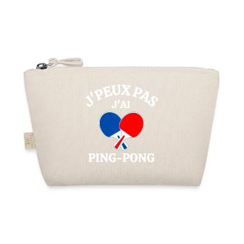 ping-pong, ping-pong sport, pongiste - Trousse biologique - nature - Devant