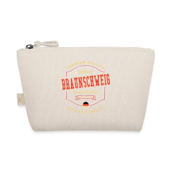 Braunschweig Deutschland Stadt Schrift Vintage - Bio-Täschchen - Natur - Vorne