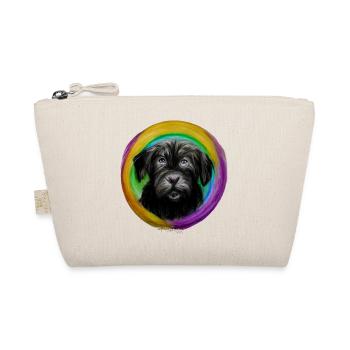 Rainbow Dog Briard - Organic Pouch - nature - Front