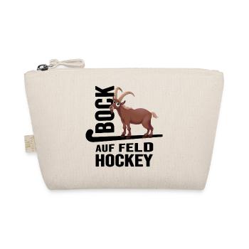 feldhockey hockey fieldhockey "bock auf hockey" - Bio-Täschchen - Natur - Vorne