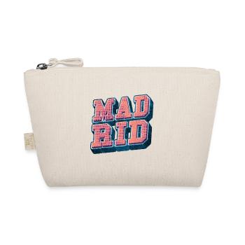 Madrid Spain City Font Vintage Retro - Organic Pouch - nature - Front