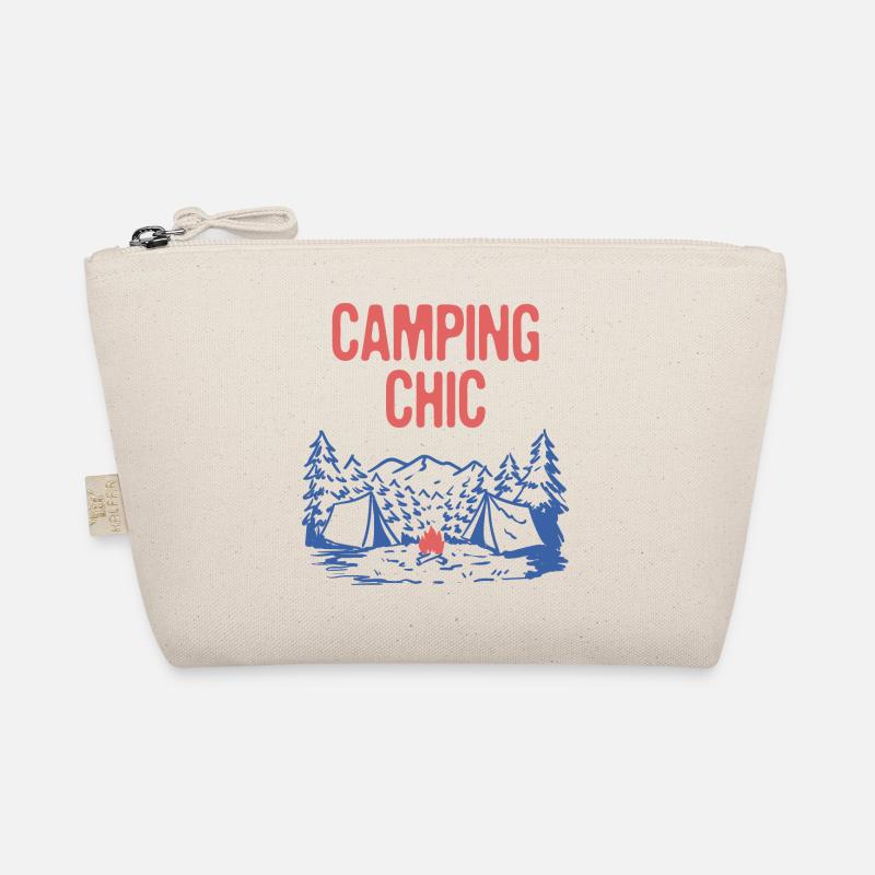 Camping Chic Summer Camper Tropical Camp Couples Organic Pouch
