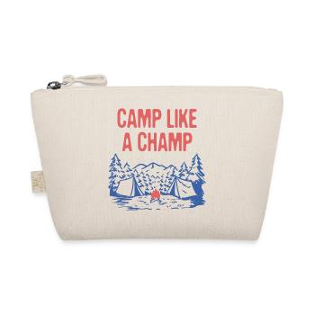 Camp Like a Champ Summer Camping Tropical Camper - Organic Pouch - nature - Front