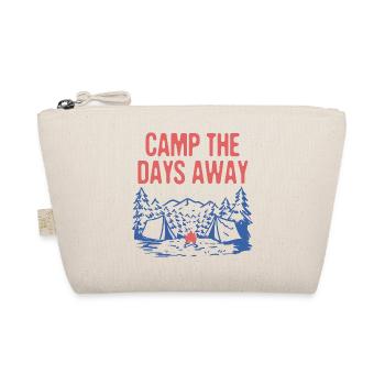 Camp the Days Away Camping Funny Camper Humor - Bio-Täschchen - Natur - Vorne