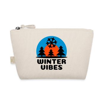 Winter vibes (sun, sky vault, snowflake) - Organic Pouch - nature - Front