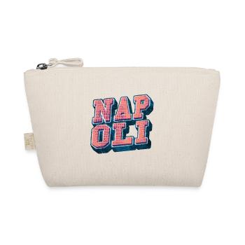 Naples Napoli Italy City Font Vintage Retro - Organic Pouch - nature - Front