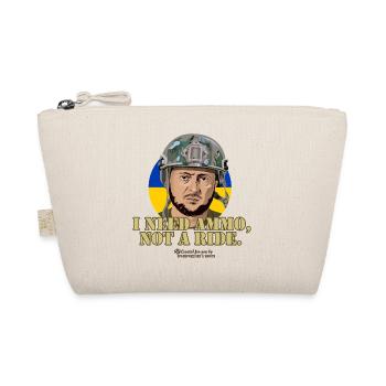 Zelensky Quote Ammunition Rideshare - Organic Pouch - nature - Front