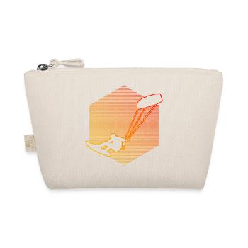 Kiting Kitesurfing Women Kitesurf Kite Men - Organic Pouch - nature - Front