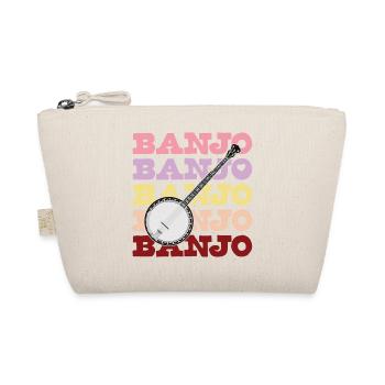 Banjo Candy Colours with Bluegrass Resonator Banjo - Organic Pouch - nature - Front