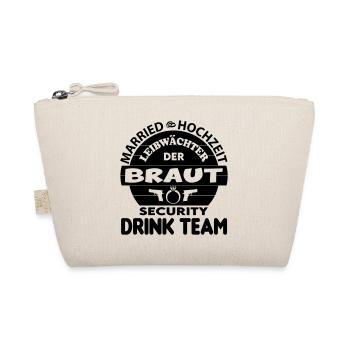 Security Leibwächter der Braut Hochzeit Married - Bio-Täschchen - Natur - Vorne