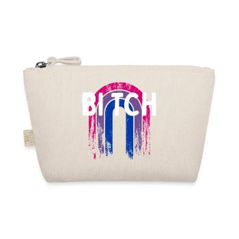 Bi tch Bisexuelle LGBTQ Bi Pride Petite amie LGBT - Trousse biologique - nature - Devant