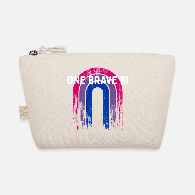 One Brave Bi Bisexual LGBTQ Bi Pride LGBT Bio-Täschchen