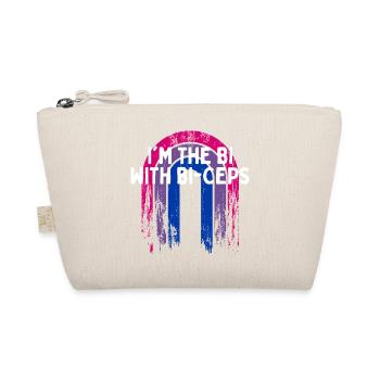 I'm the Bi with Bi-Ceps Bisexual LGBTQ Bi Pride - Bio-Täschchen - Natur - Vorne