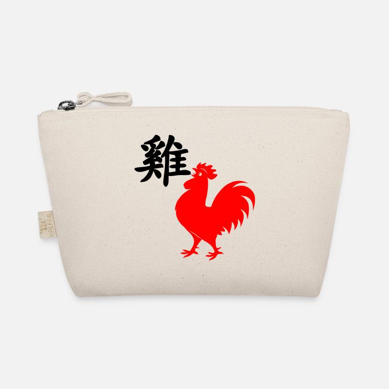 Coq de caractère chinois avec image de coq rouge, Trousse biologique