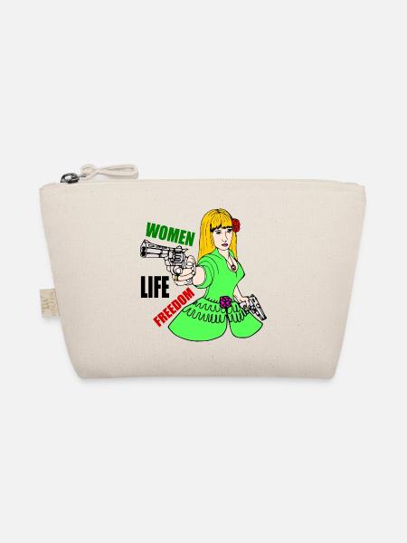 Women life freedom - Bio-Täschchen - Natur