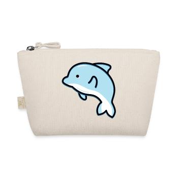 Cute dolphin - Organic Pouch - nature - Front