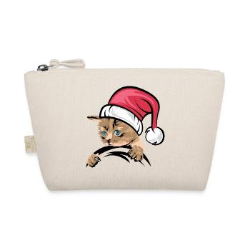 Icône de chat de Noël Icône de chat Bandes dessinées de Noël - Trousse biologique - nature - Devant