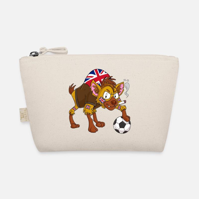 Hyäne Fan England Bio-Täschchen
