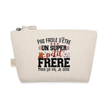 Petit Frère Rennes Ours Cadeau Bébé Garçon Famille - Trousse biologique - nature - Devant