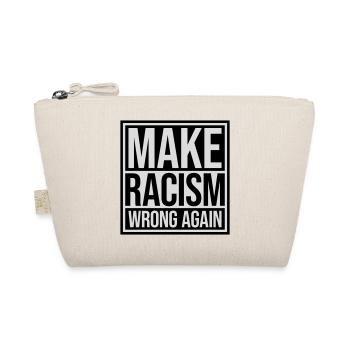 make racism wrong again - Bio-Täschchen - Natur - Vorne