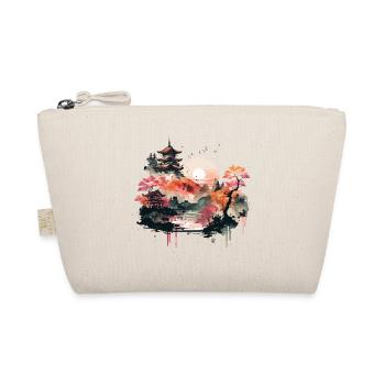 Paysage de gravure sur bois - Trousse biologique - nature - Devant