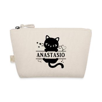 t-shirt Anastasio t-shirt cat gift idea cat - Organic Pouch - nature - Front