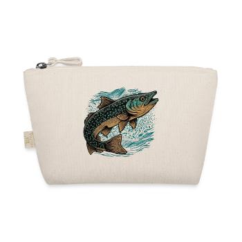 Fish Artwork - Organic Pouch - nature - Front
