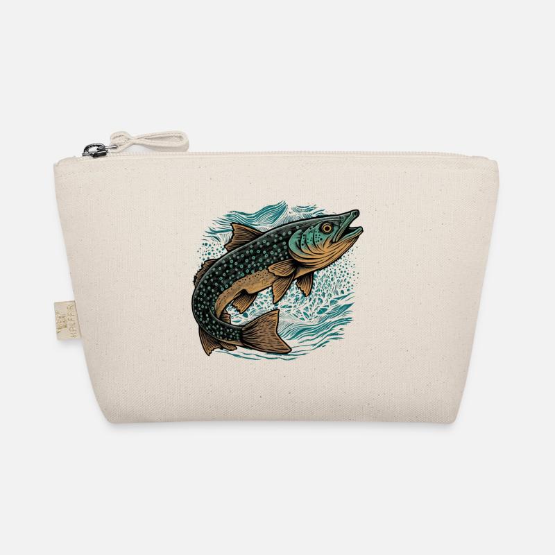 Fish Artwork Organic Pouch