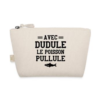 pêcheur, fan de pêche, Dudule - Trousse biologique - nature - Devant