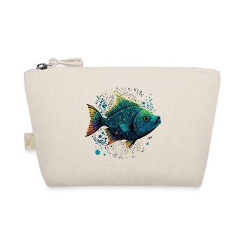 Fish with an open Mouth - Organic Pouch - nature - Front