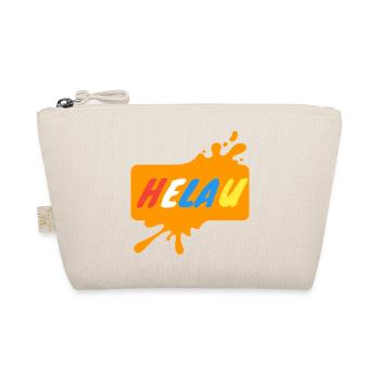 Helau Karnevalsdesign - Bio-Täschchen - Natur - Vorne