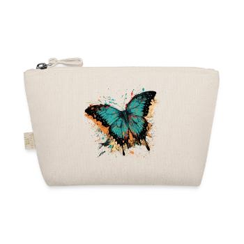 papillon bleu - Trousse biologique - nature - Devant