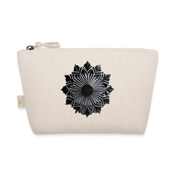 Black Origami Star - Organic Pouch - nature - Front