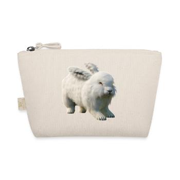 Fluffy Angora rabbit - Organic Pouch - nature - Front