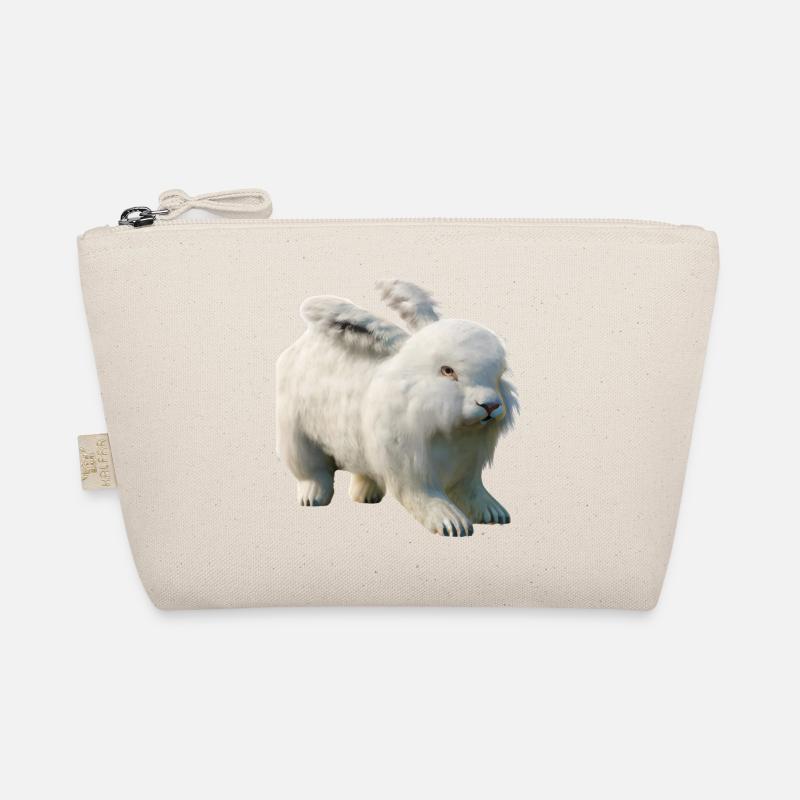 Fluffy Angora rabbit Organic Pouch