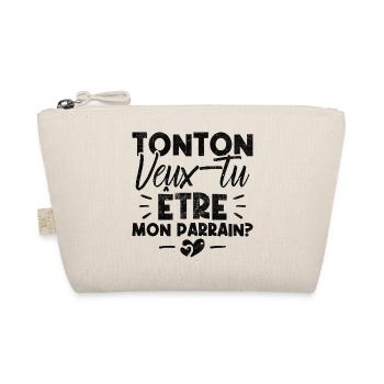 Tonton Veux tu être Mon Parrain? - Trousse biologique - nature - Devant