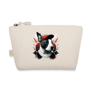 Bull Terrier Street Art Casquette - Trousse biologique - nature - Devant